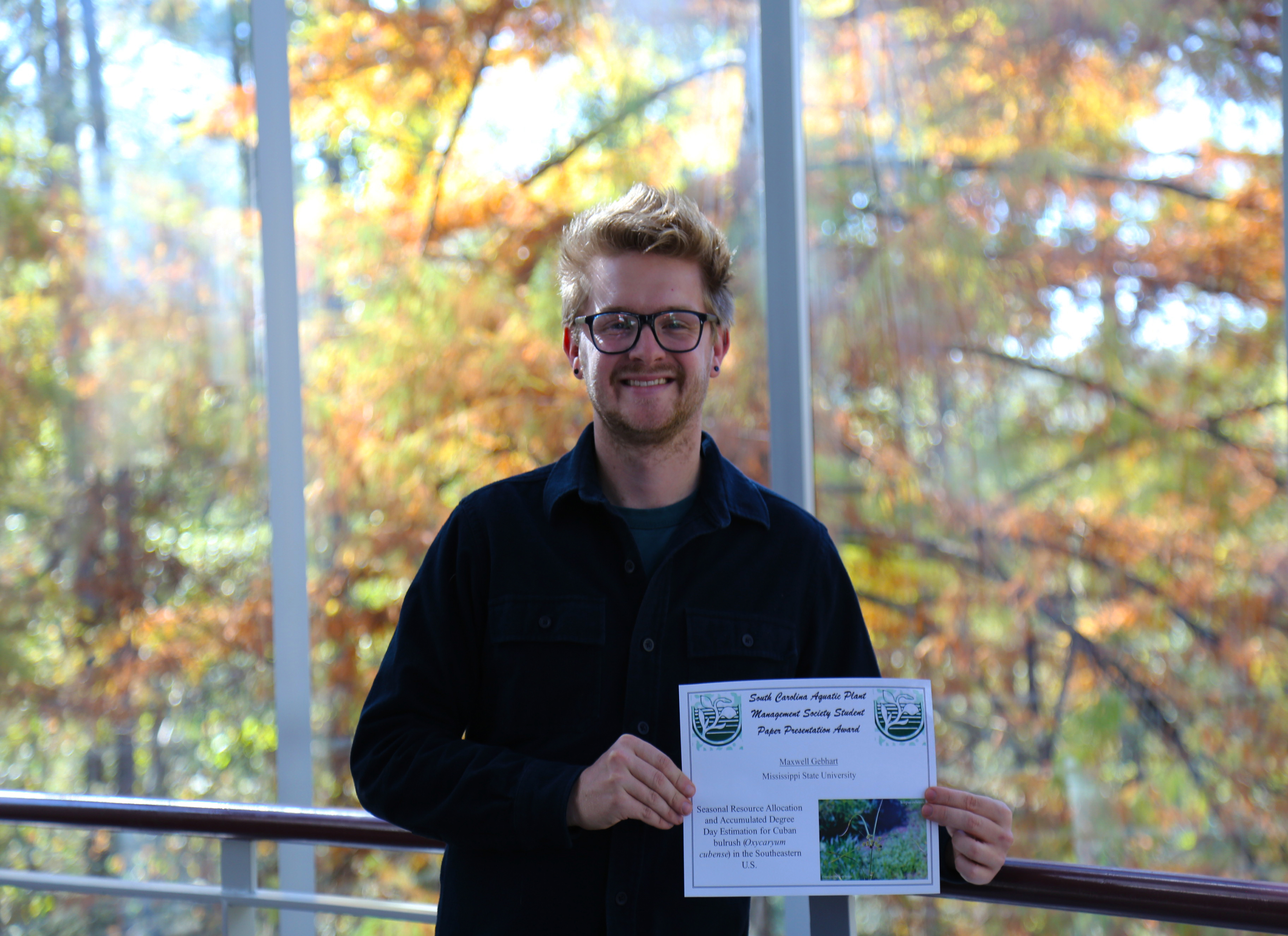 Max Gebhart, GRI Research Associate, Photo by Diane L. Godwin