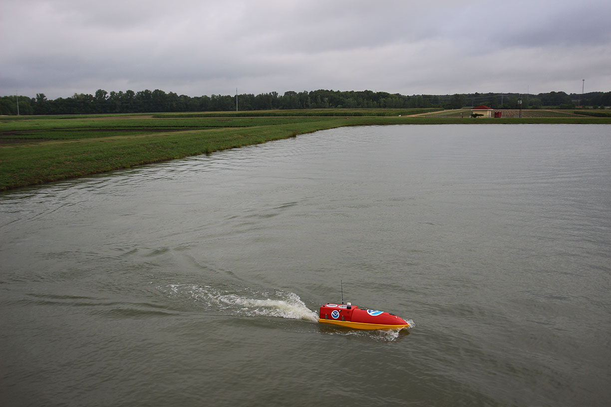 EMILY USV on Water